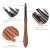 Import Nail Art Brushes Set Design Pen Painting Tools Customize Private Label Walnut Handle Wooden Nail Brush from China