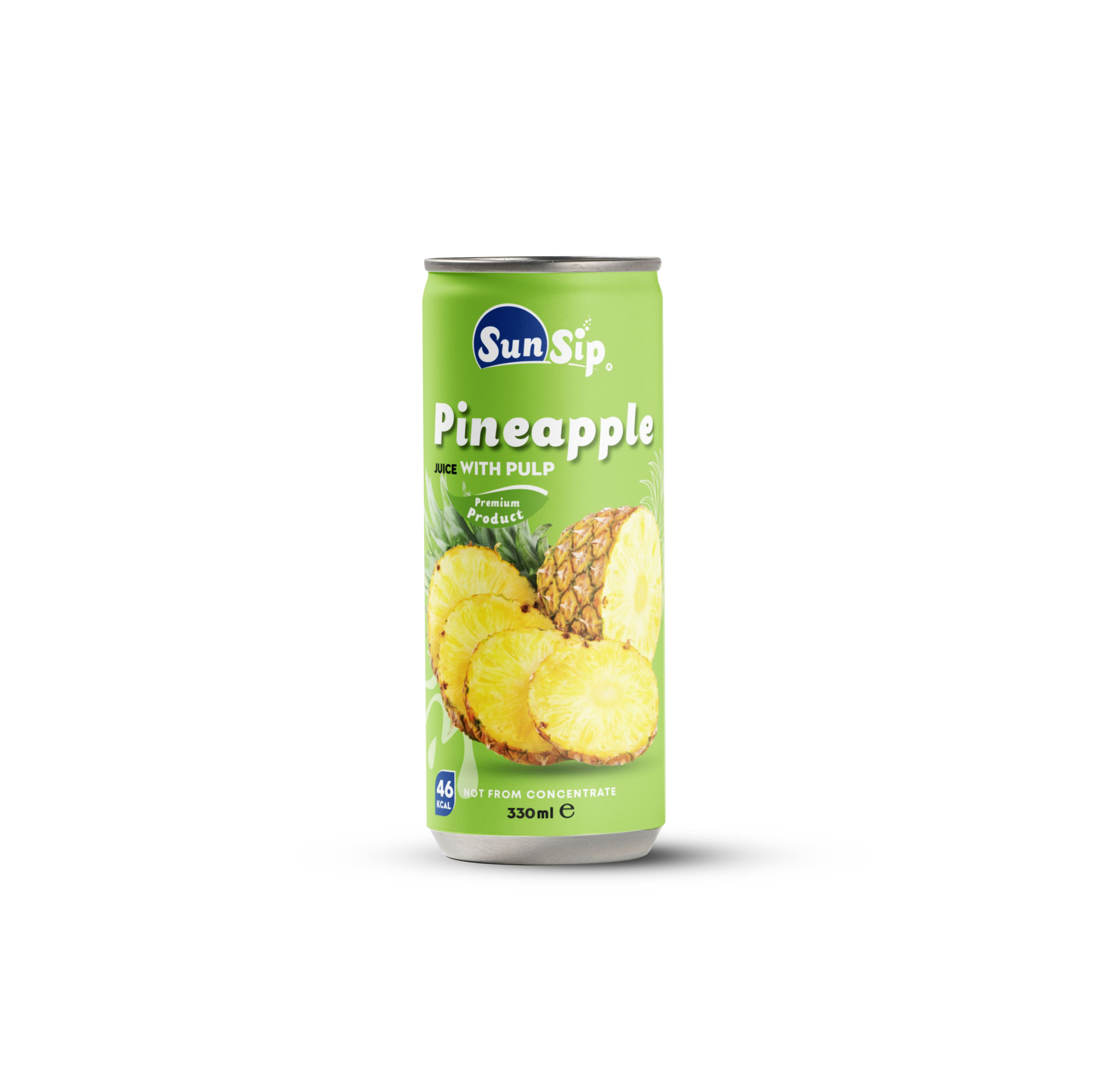 Buy Sunsip Kiwi Juice With Pulp 330ml In Short/sleek Can from HALOS ...