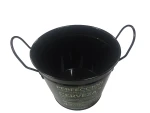 Wholesale Customized Tinplate Barrel Metal Empty Storage Barrel Food Grade Ice Bucket Tin For Beer