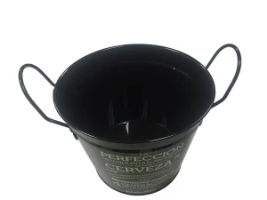 Wholesale Customized Tinplate Barrel Metal Empty Storage Barrel Food Grade Ice Bucket Tin For Beer