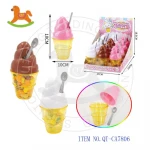 Funny ice cream toys with sweet candy