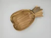 Pineapple-shaped acacia wooden bowl