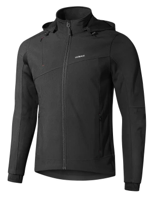 INBIKE winter softshell jackets for men, windproof and warm, ideal for cycling running hiking and other outdoor activit