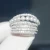 Import S925 Sterling Silver Ring Diamond Line Pearl Ring from China