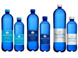 AMRITA ALKALINE ANTI-AGING MINERAL WATER 1L STILL SPARKLING pH9