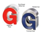 channel letter trim cap
