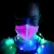 Import Fashion luminous led rave mask Halloween light up mouth-muffle Christmas fiber optic gauze mask from China