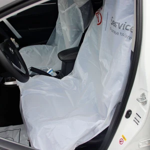 Car Disposable Plastic Soft Seat Cover Waterproof universal Car PE plastic soft seat cover repair protective cover