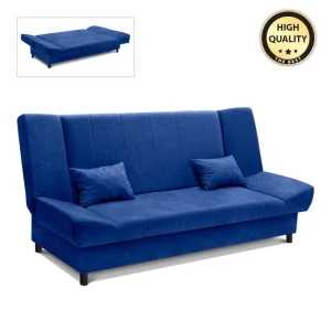 Sofa/Bed AMORE 3 Seater Blue 200x90x95cm