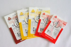 Fried beancurd, dried tofu, corned egg, cooked food packaging transparent high barrier 3-sides-seal retort pouch