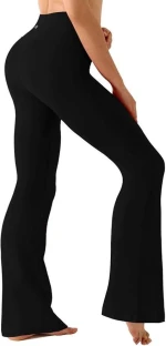 BUBBLELIME Women's Bootcut Yoga Pants Flare Leggings with Pockets High Waist Tummy Control