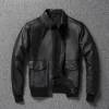 Cowhide Bomber Leather Jacket