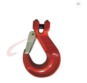 DS012 G80 Clevis Sling Hook with Cast Latch for Crane Lifting Chain Slings