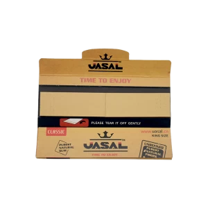 UASAL King size rolling paper with tips factory directly supply