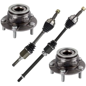 4PC Front CV Axle Drive Shaft & Front