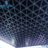 Indoor Metal Grid Ceilings Triangular Aluminum Open Cell Grille Ceiling