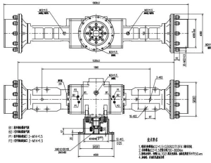 13F Rear Drive Bridge