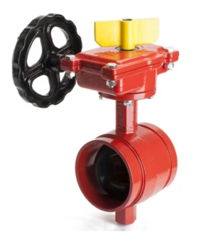 GROOVED BUTTERFLY VALVE WITH SUPERVISOR