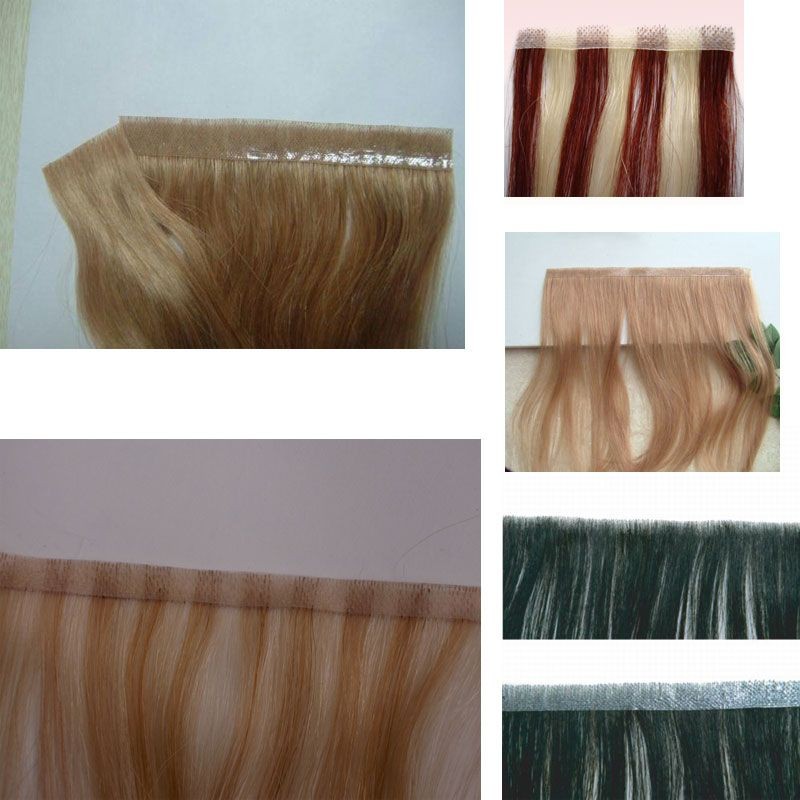 Buy Pu Tape Hair Double Drawn Tape Hair Extension Long Lasting 100