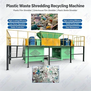 Greenhouse Plastic Film shredder Plastic Bottle shredder Industrial Waste Plastic Crushing Recycling Machine