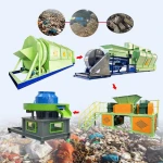 A complete set of large-scale urban garbage classification shredding and RDF fuel rod forming production lines