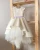 Import White Satin Baby Girl Dress With Long Train And Big Bow Flower Girl Dress from China