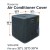 Import PVC coating Air Conditioning Protective air conditioner dust cover Air Conditioning cover from China