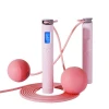 LED Display Digital Weighted Calories Time Setting Heavy Weighted Speed Cordless Jump Rope, Skipping Rope with Counter