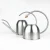 Import 1 and 1.5 L Long Neck Spout Cylinder Shape Brushed Satin Garden Flower Plant Stainless steel Watering Can from China
