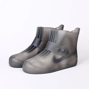 1 Pair Reusable Latex Waterproof Rain Shoes Covers Slip-Resistant  Shoes Cute Pink Rain Boots For Women