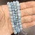 Import 1 strand/lot Natural Gem Blue Chalcedony Strand Beads Stone Round Loose Spacer Beads For DIY Jewelry Making from China