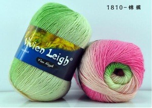 100% australian wool for hand knitting rainbow yarn in stock for many colors