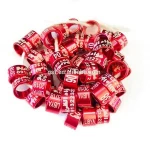 100% Authentic Chicken Rings 12mm Telephone Number Custom Cappar 4mm Split Ring Club Ring Pegion For Birds //