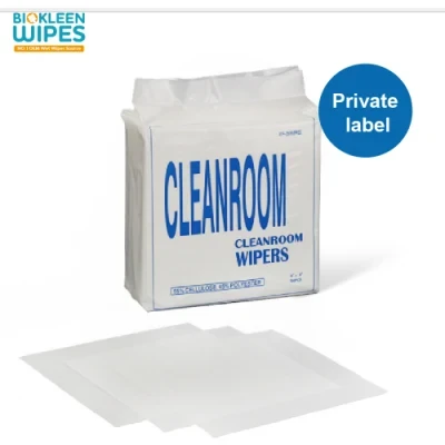 1000 Class 1009sle Professional Cleanroom 100% Polyester Wiper Wipes for iPhone Sansung LCD Screen