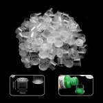 1000pcs S/M/L Size With Base Tattoo Ink Cups Microblading Supply Pigment Holder Tattoo Supply Plastic Clear