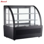100L Countertop Displays-Front Curved Glass Cake Food Showcase