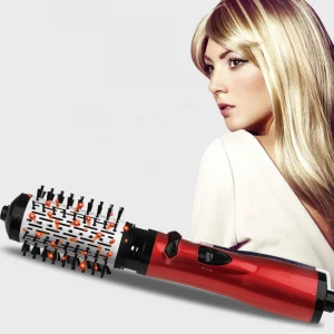 101 Hair Dryer Brush And Styler Auto rotating Detangle Hot Air Brush One Step Hair Dryer With 2 Brush Attachments