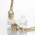 Import 10ml Mini small square clear  hanging wooden cap perfume bottle perfume bottle car (CG08B) from China
