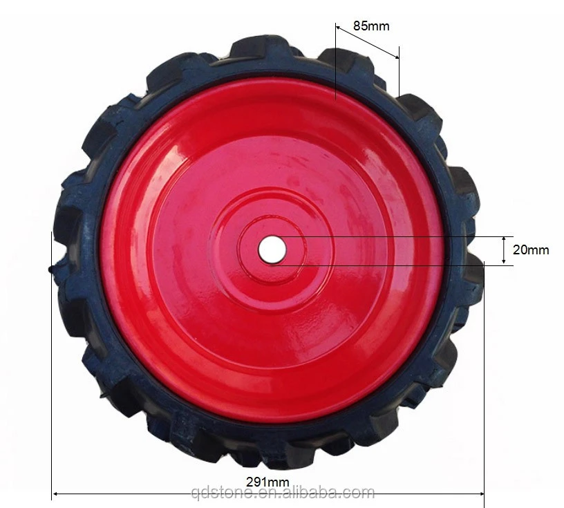 11 inch  Agricultural vehicle heavy duty   solid rubber wheel   CE/BSCI/SGS