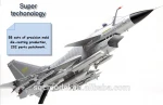 1:24 Aluminum alloy J -10 fighter airplane aircraft model