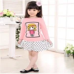 1.25USD Wholesaler Ramdonly Lovelt Prints Long Sleeve Boys And Girls Baby Girl Dresses/Childrens Dresses/African Dress (gdzw464)