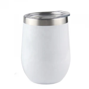 12Oz Eco-Friendly Double Walled Stainless Steel Travel Coffee Mug Vacuum Reusable Coffee Insulated Cup