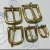 Import 13mm 17mm 20mm 23mm 25mm 32mm 38mm inner size  high quality solid brass pin buckles from China