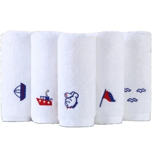 13&quot; X 13&quot; Face Towels 100% Soft Cotton Ring Spun Yarn Cotton Towel Thick Wash Ultra Soft Bathroom Beach Face Sheet Towel