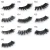 Import 15 Styles Selectable 13-16mm 1 Pair/box Wholesale 100% Real Mink False Eyelashes Black Natural Thick Eye Lashes Makeup Extension from China