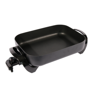 1500W Non-stick  Electric deep Frying Pan with glass lid