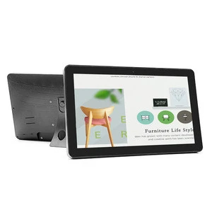 15.6 inch android wall mount touch screen lcd ad player with poe RJ 45 port