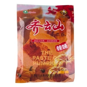 168g Chinese healthy spicy snack foods vegetable snacks pumpkin snacks with pumpkin and chili for leisure time