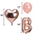 Import 16inch Rose Gold Bride To Be Letter Foil Balloon heart Balloons Hen Party Decorations Wedding Bachelorette Party Supplies from China