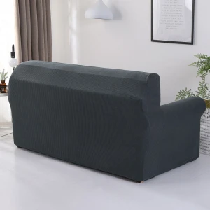 17 Colors Thick mesh sofa cover all-inclusive stretch high elasticity cover for living room deep gray color sofa canape salon